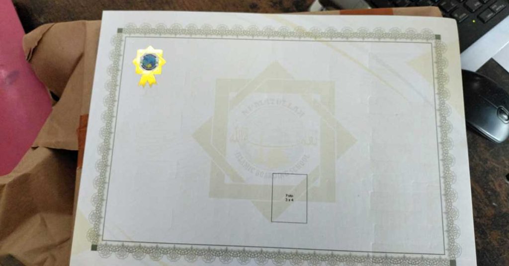 cetak blangko ijazah
