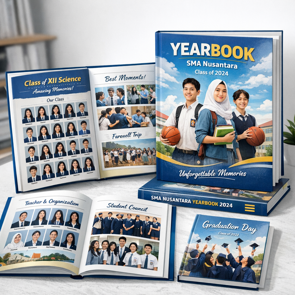 Buku Tahunan, Years Book, Buku Kenangan Sekolah