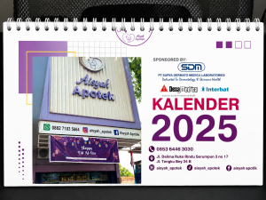 Desain kalender promosi bisnis modern